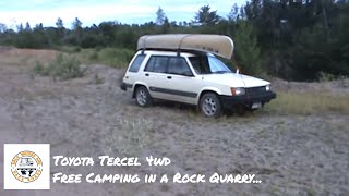 Camping and traveling in a Tercel 4wd Wagon [upl. by Narud]