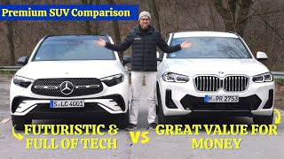 Mercedes GLC 300 4Matic vs BMW X3 30i xDrive  Short Version [upl. by Raddie932]