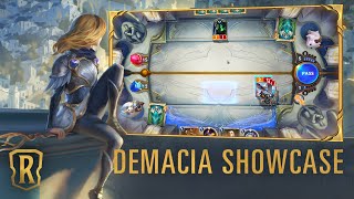 Demacia Region Showcase  Gameplay  Legends of Runeterra [upl. by Fineberg]