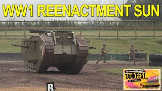 WW1 Reenactment Sunday  Tank Fest 2024 [upl. by Nylanaj747]