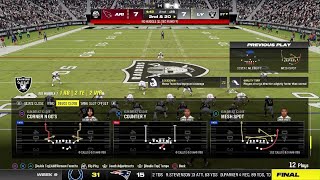 Madden NFL 24Raiders franchise ep 8 JJ vs Caled [upl. by Penrose]