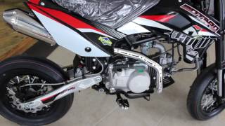 Stomp Pitbikes Motard 140 PitBike  TheVisorShop [upl. by Neltiac202]