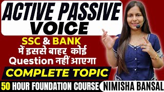 Active and Passive Voice  English Grammar  Full Concept  Rules  Trick  Nimisha Bansal [upl. by Ogires]