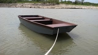 Homemade wooden boat [upl. by Aggi]