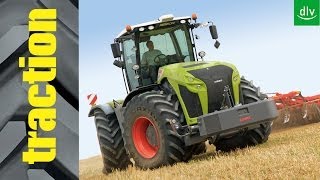 Der neue Claas Xerion 4000 im tractionFahrbericht [upl. by Amalee]