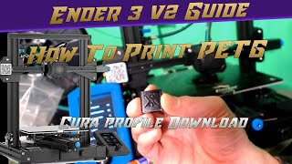 How to Print PETG on the Ender 3 v2 simple profile [upl. by Airednaxela]