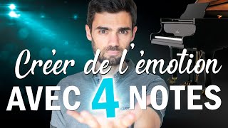 Créer simplement un motif EMOTIONNEL pour improviser au piano en seulement 4 notes 😎 [upl. by Muiram]