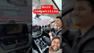 Horn competition 🤣 automobile indiantruckers comedy [upl. by Auka438]