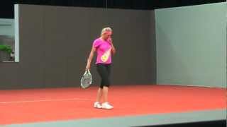 Victoria Azarenka training session  Porsche Tennis Grand Prix 2012 [upl. by Namso789]