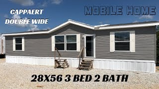 Cappaert Double Wide  quotAffordablequot 28x56 3 bed 2 bath Mobile Home  Mobile Home Masters [upl. by Sicnarf]