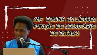 Venâncio mondlane ensina função do secretário do estado [upl. by Aeikan]