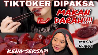 TIKTOKER DIPAKSA MAKAN DAR4H DIA MINTA TOLONG amp KENA SEKS4 😱 [upl. by Gnod]