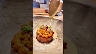 Langoustine tartare 👨‍🍳davidtavernier food finechefs seafood recipe [upl. by Hamon429]