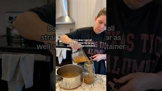 chicken broth🍲 homemaker homemade homemadefood vegetablegarden slowliving diy cooking food [upl. by Seline]