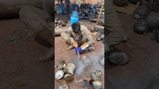 AC compressor Recycle Copper Aluminum  casting skills shorts satisfying viral [upl. by Eleanora]