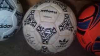 Official Match Ball football collection soccer ball New Feb 2013 Adidas Tango Questra Azteca [upl. by Nairadal943]