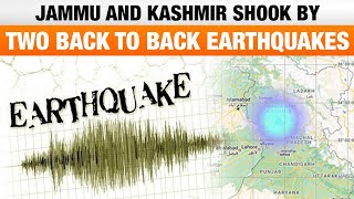 Jammu amp Kashmir Hit by Two BacktoBack Earthquakes  News9 [upl. by Binette]