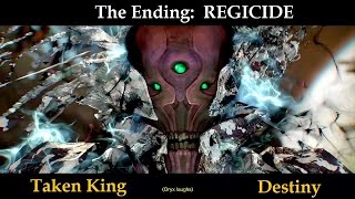 The Ending of The Taken King Last quest mission  Regicide  Kill Oryx Destiny ending [upl. by Laverna]