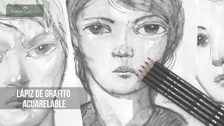 Cómo usar el lápiz de grafito acuarelable de FaberCastell [upl. by Aihsined274]