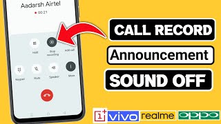 Call Recording Sound Off  Call Recording Announcement Off  How To Off Call Recording Sound  2024 [upl. by Peppard18]