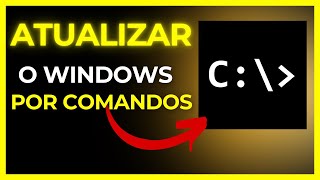 Como atualizar o Windows 10 pelo CMD PROMPT DE COMANDO [upl. by Oirramaj]