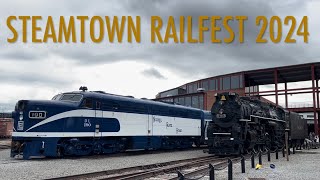 Steamtown Railfest Scranton PA 2024 [upl. by Enetsirk]