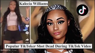 Popular TikToker Shot Dead While Filming  Kalecia Williams  Whispered ASMR Extended Mic Brushing [upl. by Pamela]