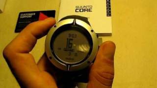 Unboxing the new suunto core extreme edition silver [upl. by Tor]