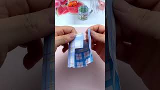 Origami hexagonal storage box  Goodlooking and simple  Straw Tutorial For Kids shorts [upl. by Rea]