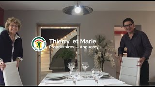 Thierry et Marie  propriétaires Gîtes de France amp fins gourmets [upl. by Aihsaei]