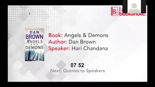 Angels amp Demons  Book Review  Dan Brown  I am Bookaholic  Hari Chandana [upl. by Drareg]