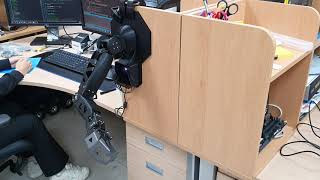 8 DoF Humanoid Robot Arm Control Test Dynamixel Actuators [upl. by Tiga]