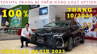 ✅ Toyota Altis 2023 ra mắt phiên bản mới  Tăng option Toyota Altis Giảm giá mạnh tháng 10 [upl. by Adihahs]