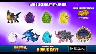 8 Legendary Dynamons 😍 Catch Now   Explore Bonus Cave In Dynamons World [upl. by Jewell]