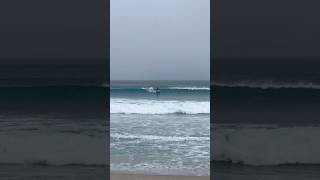 Jet ski assist on the foamie during hurricane Milton swell 😂 surfing hurricanemilton [upl. by Middlesworth]