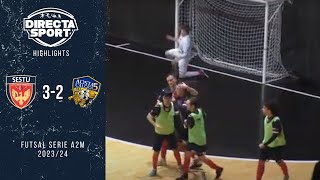 Futsal A2M  Sestu Città Mediterranea  Aosta Calcio 511 32 Highlights [upl. by Compte]