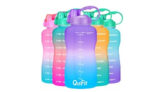 QuiFit Gallon Water Bottle  Leakproof Portable Water Jugfor Fitness Camping Outdoor Sports [upl. by Seymour]