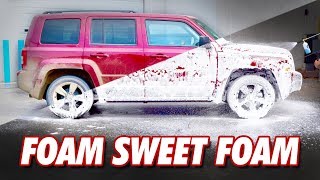 Muddy Jeep vs Foam Cannon  DETAILS WITH LEVI [upl. by Samoht]