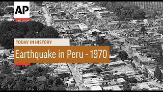 Earthquake in Peru  1970  Today In History  31 May 18 [upl. by Wellington]