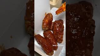 🥵🌶Spicy Hot chicken wings🤤🍗  Nive’s Vlog shorts [upl. by Durnan]