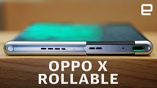 Oppo X 2021 rollable phone handson [upl. by Richers]