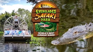 MIAMI EVERGLADES AIRBOAT TOUR Everglades Safari Park [upl. by Mckay345]