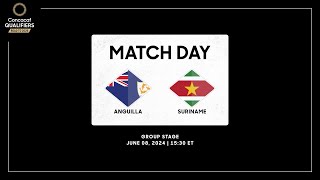 Anguilla vs Suriname  Concacaf Qualifiers  Road to 2026 [upl. by Euqcaj321]