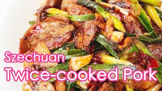 Twice Cooked Pork  Szechuan Stir Fry Pork with Doubanjiang 回鍋肉 [upl. by Tereve593]