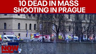 Prague shooting 10 dead near university dozens wounded  LiveNOW from FOX [upl. by Yrroc417]