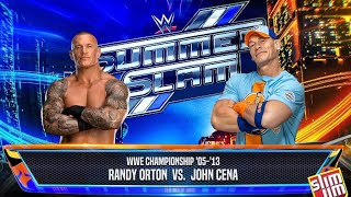 FULL MATCH  Randy Orton vs John Cena  WWE Title Match SummerSlam [upl. by Iad]