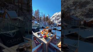 CERVO Zermatt is the gateway to the mystical mountain world of the Alps 🎥 momentsofgregory Hotel [upl. by Enilrahc263]