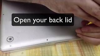 Macbook Pro Battery Replacement 13 Late 2011 DIY [upl. by Patsy]