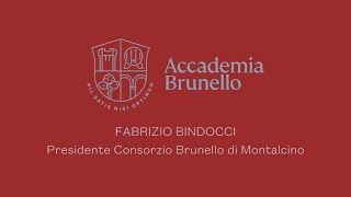 Accademia Brunello  Intervista Presidente Fabrizio Bindocci [upl. by Assirehc]