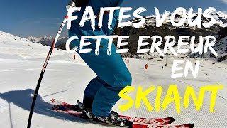 Comment bien skier  ÉVITER 1 ERREUR fréquente en ski  LA FENTE  AVEC et SANS [upl. by Elva]